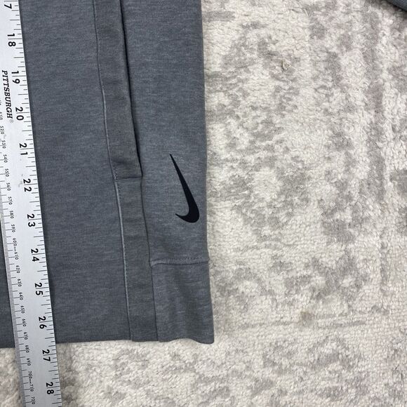Nike Pullover Yoga Dri Fit Men's 1/2-Zip Training Crew Gray DD2186 Size Large - Picture 3 of 7